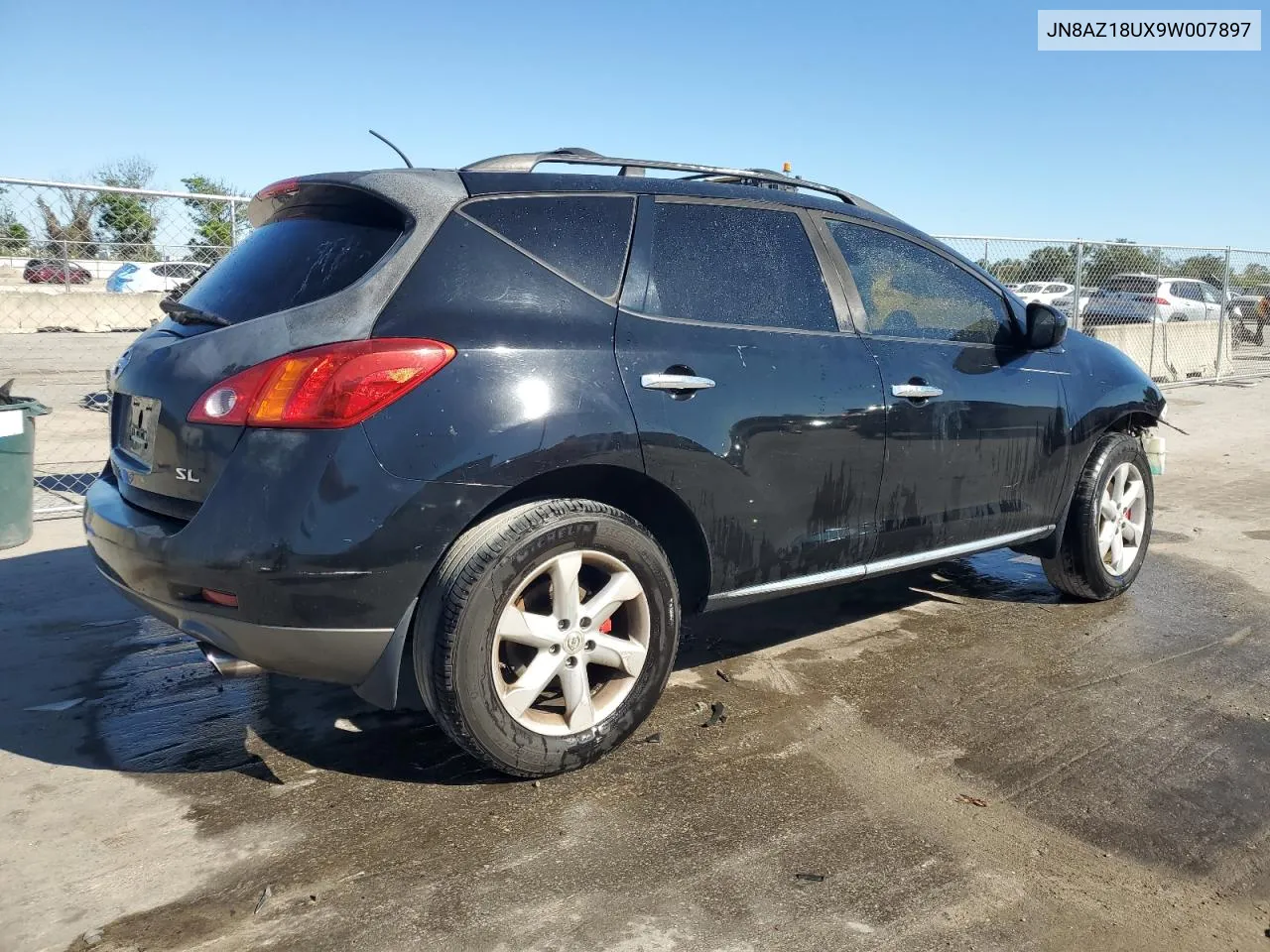 2009 Nissan Murano S VIN: JN8AZ18UX9W007897 Lot: 79816214