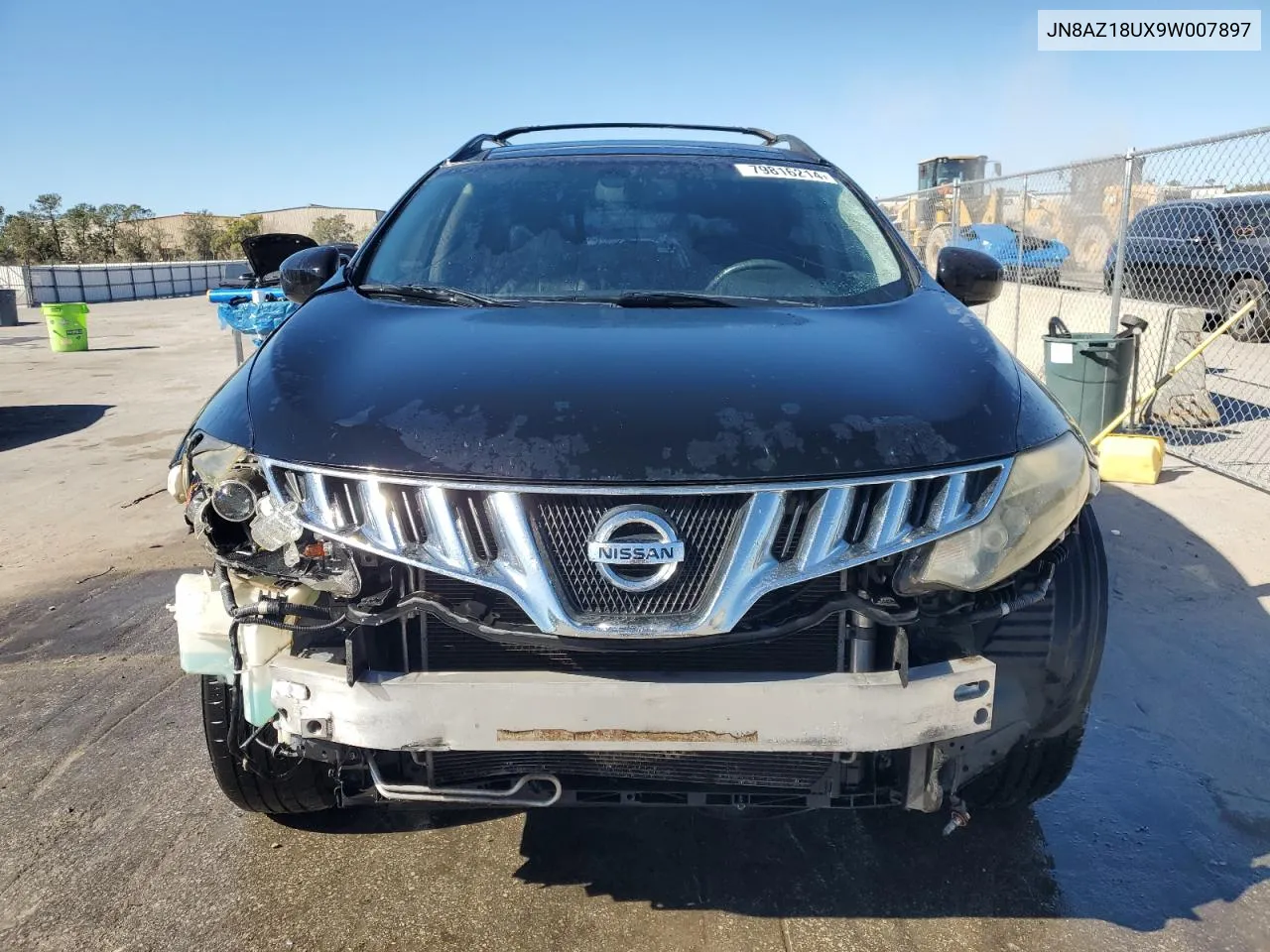 2009 Nissan Murano S VIN: JN8AZ18UX9W007897 Lot: 79816214