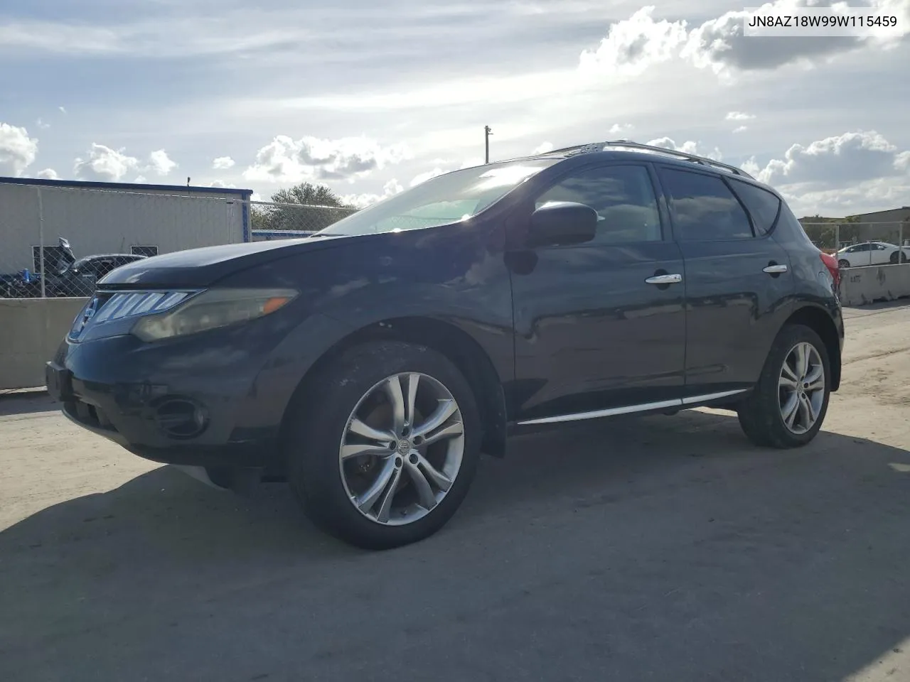 2009 Nissan Murano S VIN: JN8AZ18W99W115459 Lot: 80131414