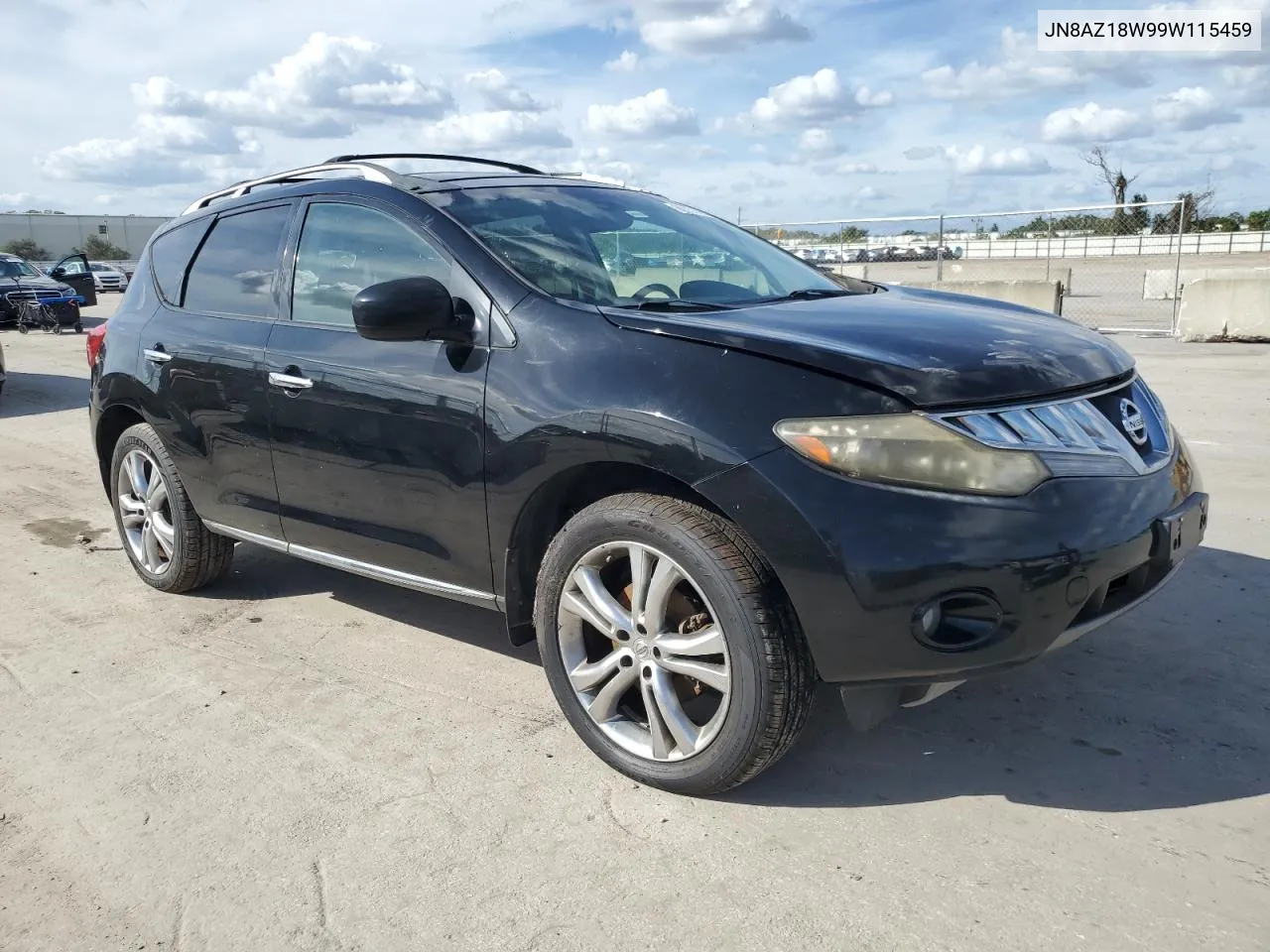 2009 Nissan Murano S VIN: JN8AZ18W99W115459 Lot: 80131414