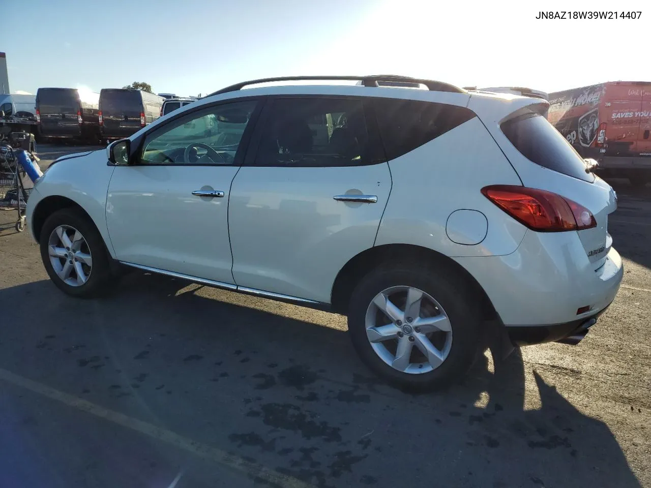 2009 Nissan Murano S VIN: JN8AZ18W39W214407 Lot: 80389544