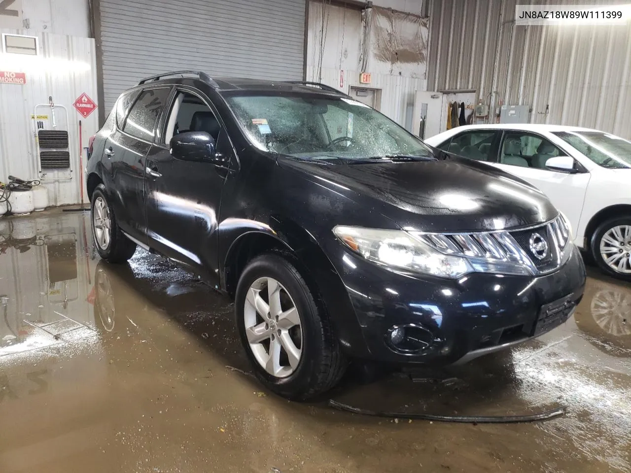 2009 Nissan Murano S VIN: JN8AZ18W89W111399 Lot: 80686194