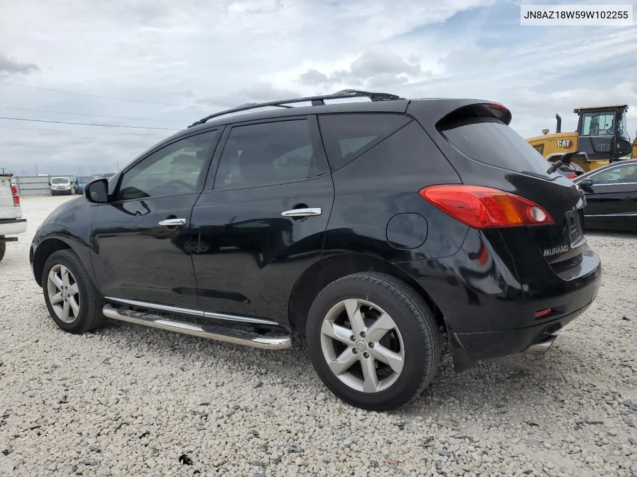 2009 Nissan Murano S VIN: JN8AZ18W59W102255 Lot: 81678264