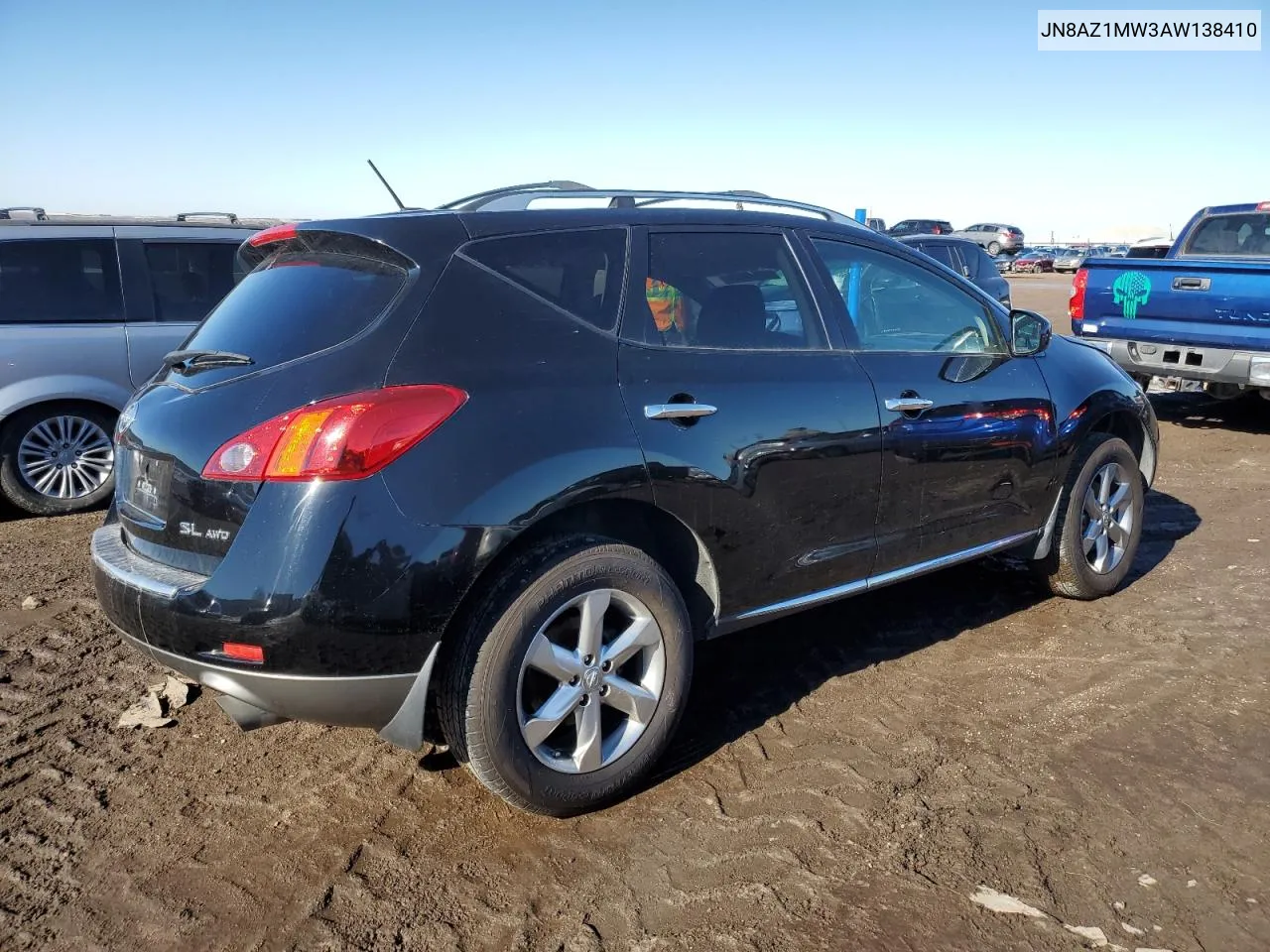 JN8AZ1MW3AW138410 2010 Nissan Murano S