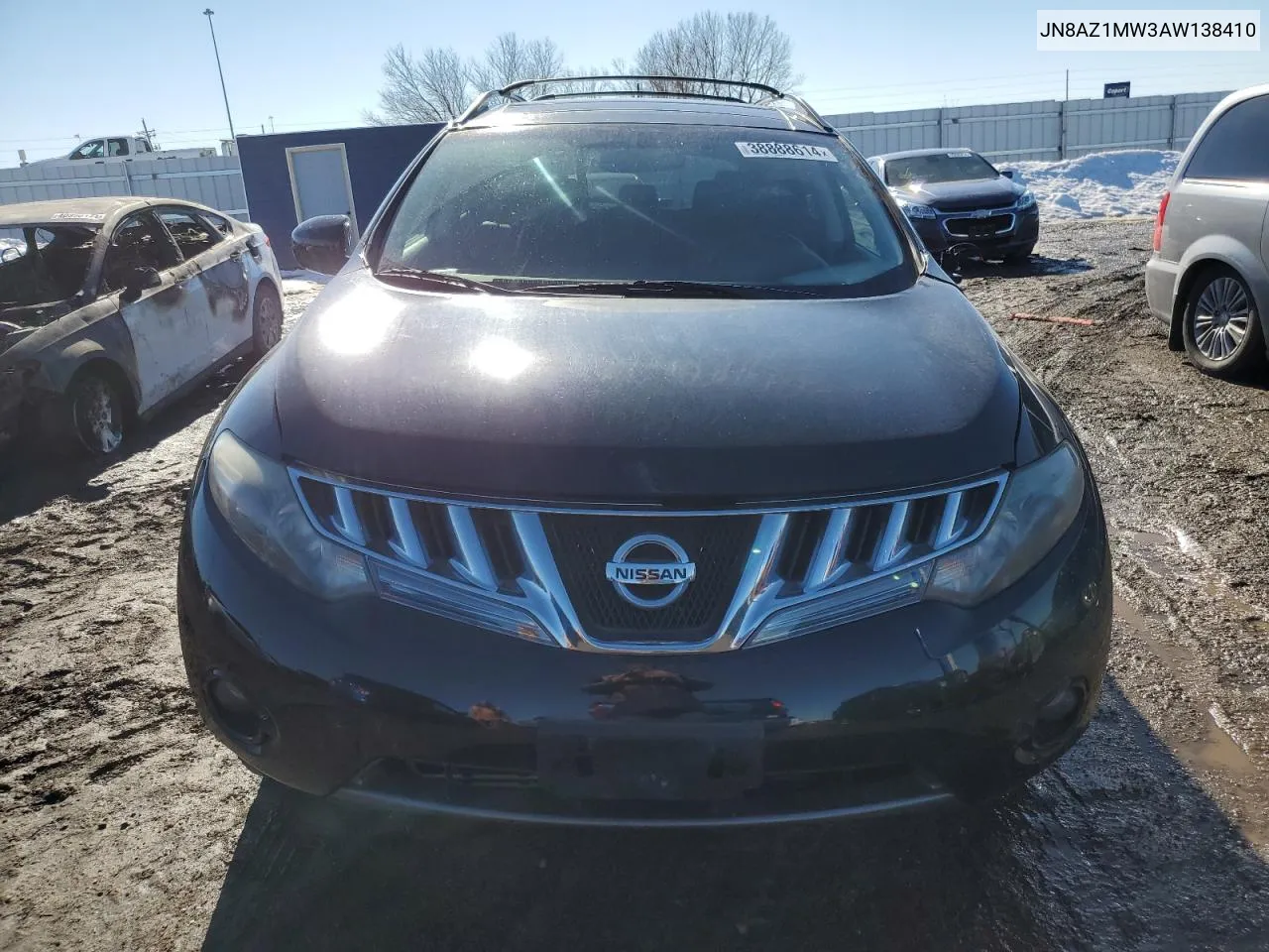 JN8AZ1MW3AW138410 2010 Nissan Murano S