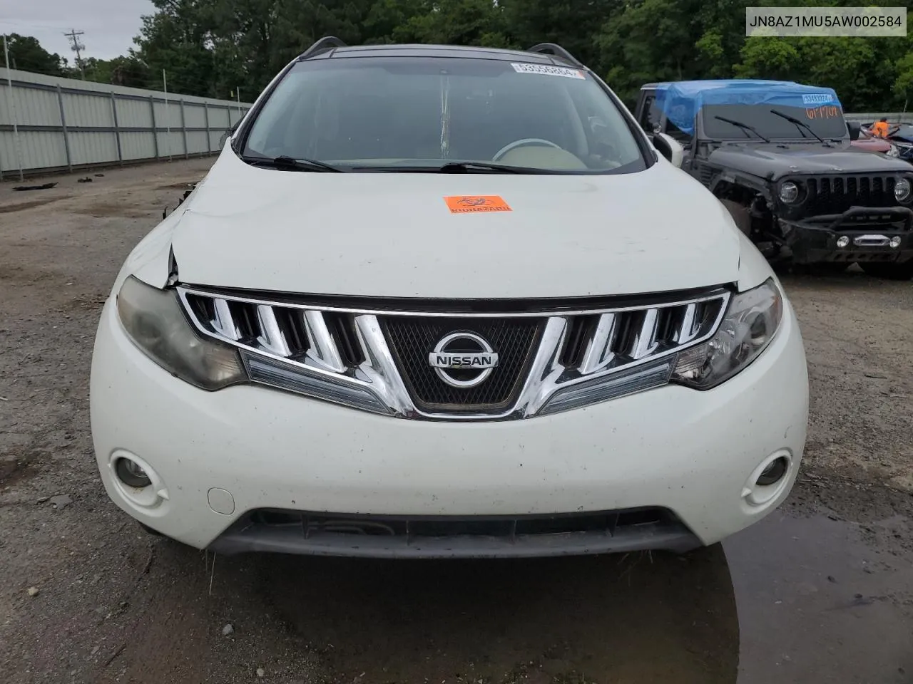 2010 Nissan Murano S VIN: JN8AZ1MU5AW002584 Lot: 53556864