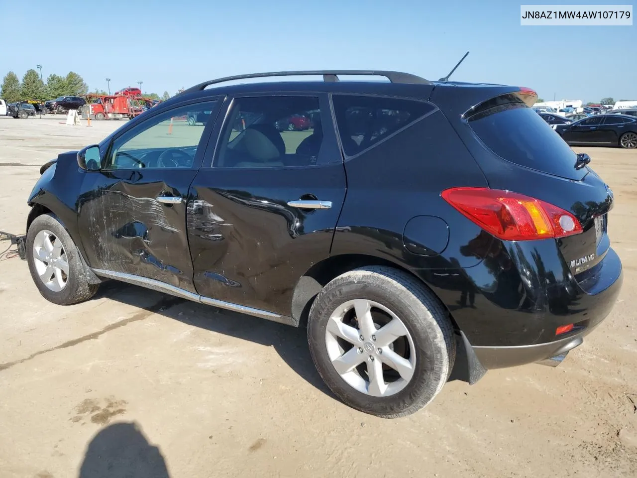 2010 Nissan Murano S VIN: JN8AZ1MW4AW107179 Lot: 61628974