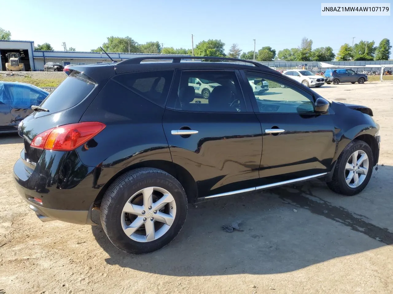 2010 Nissan Murano S VIN: JN8AZ1MW4AW107179 Lot: 61628974