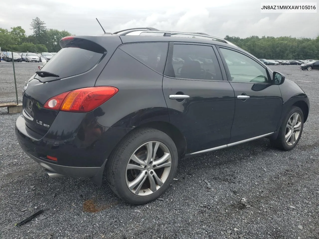 JN8AZ1MWXAW105016 2010 Nissan Murano S