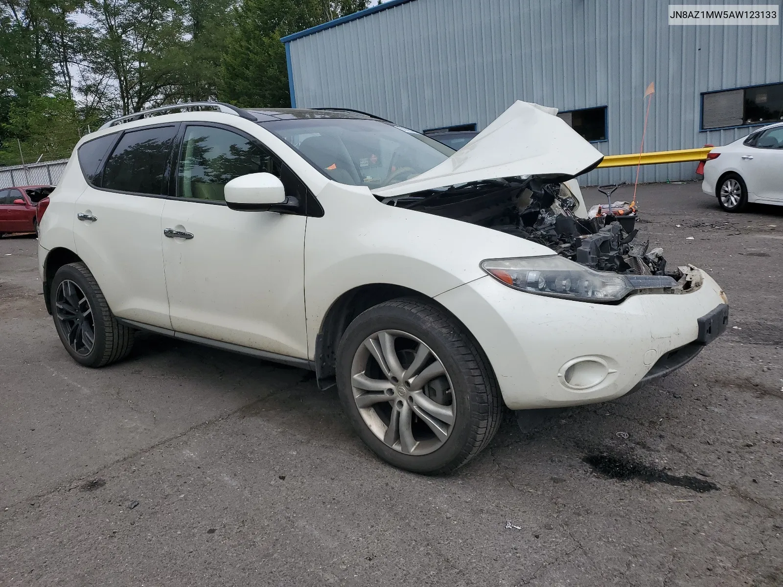 2010 Nissan Murano S VIN: JN8AZ1MW5AW123133 Lot: 67405464