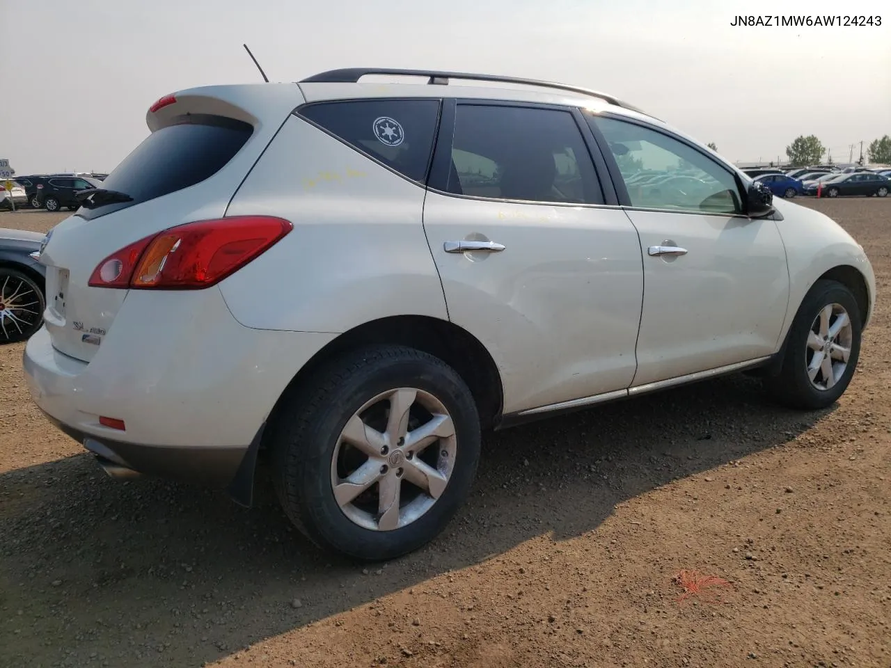 2010 Nissan Murano S VIN: JN8AZ1MW6AW124243 Lot: 68120184