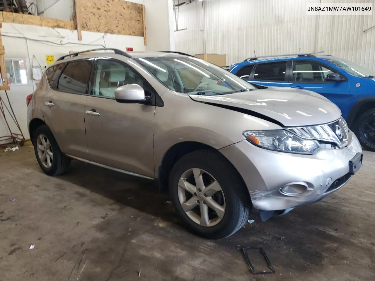 2010 Nissan Murano S VIN: JN8AZ1MW7AW101649 Lot: 68632014