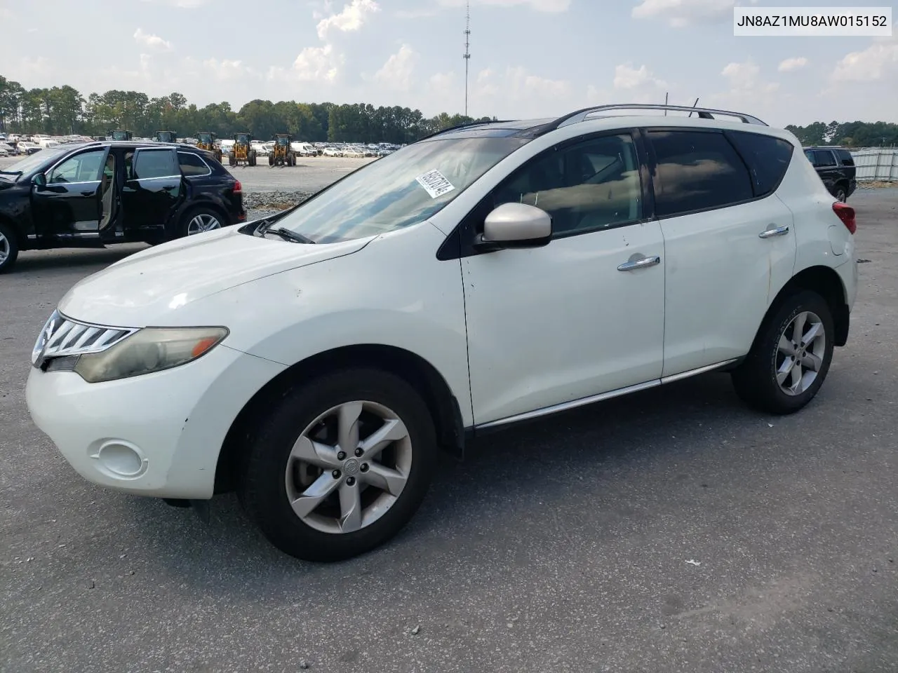 2010 Nissan Murano S VIN: JN8AZ1MU8AW015152 Lot: 69587874