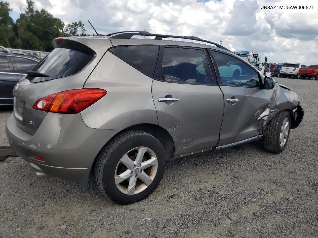 2010 Nissan Murano S VIN: JN8AZ1MU5AW006571 Lot: 70068304