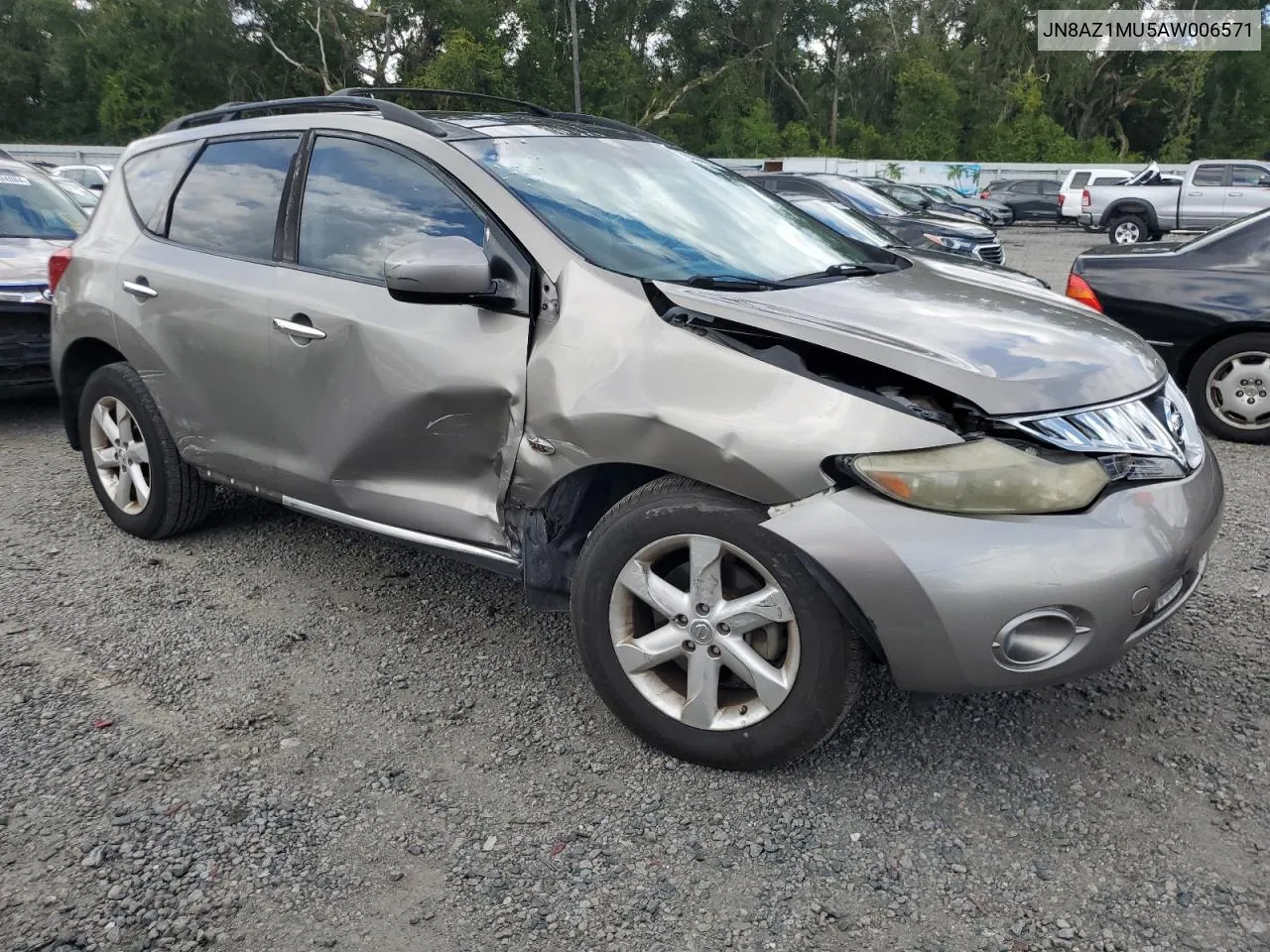 JN8AZ1MU5AW006571 2010 Nissan Murano S