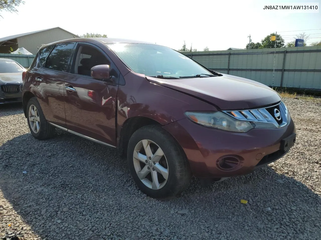 JN8AZ1MW1AW131410 2010 Nissan Murano S