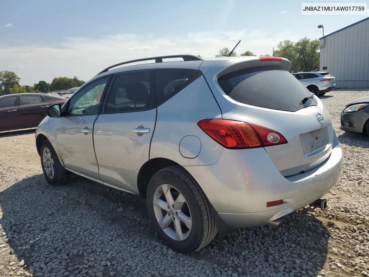 2010 Nissan Murano S VIN: JN8AZ1MU1AW017759 Lot: 71645844