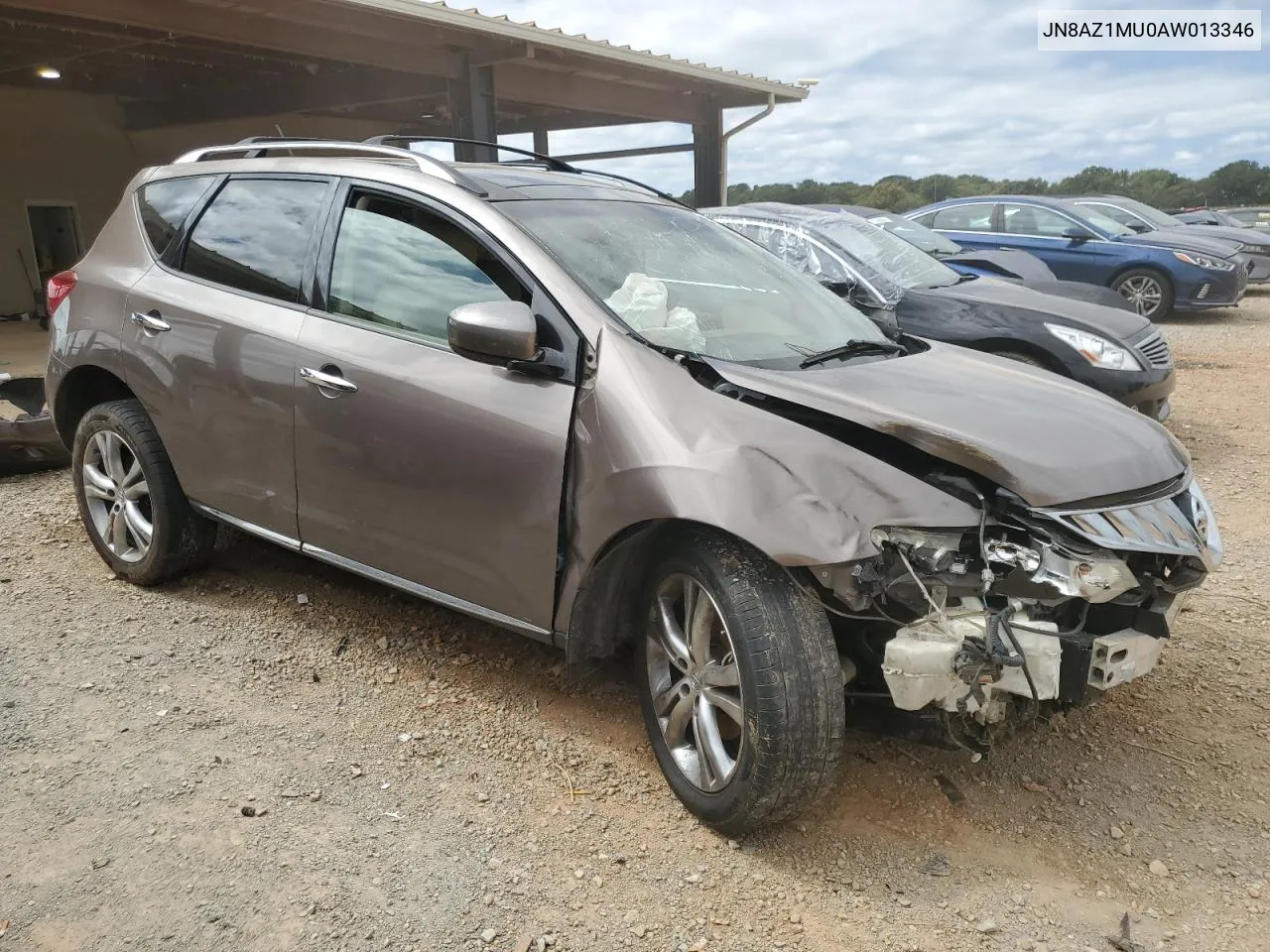 2010 Nissan Murano S VIN: JN8AZ1MU0AW013346 Lot: 71939814