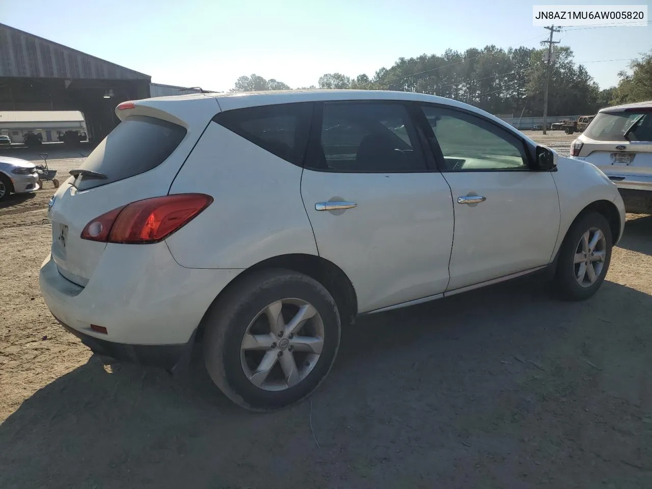 JN8AZ1MU6AW005820 2010 Nissan Murano S