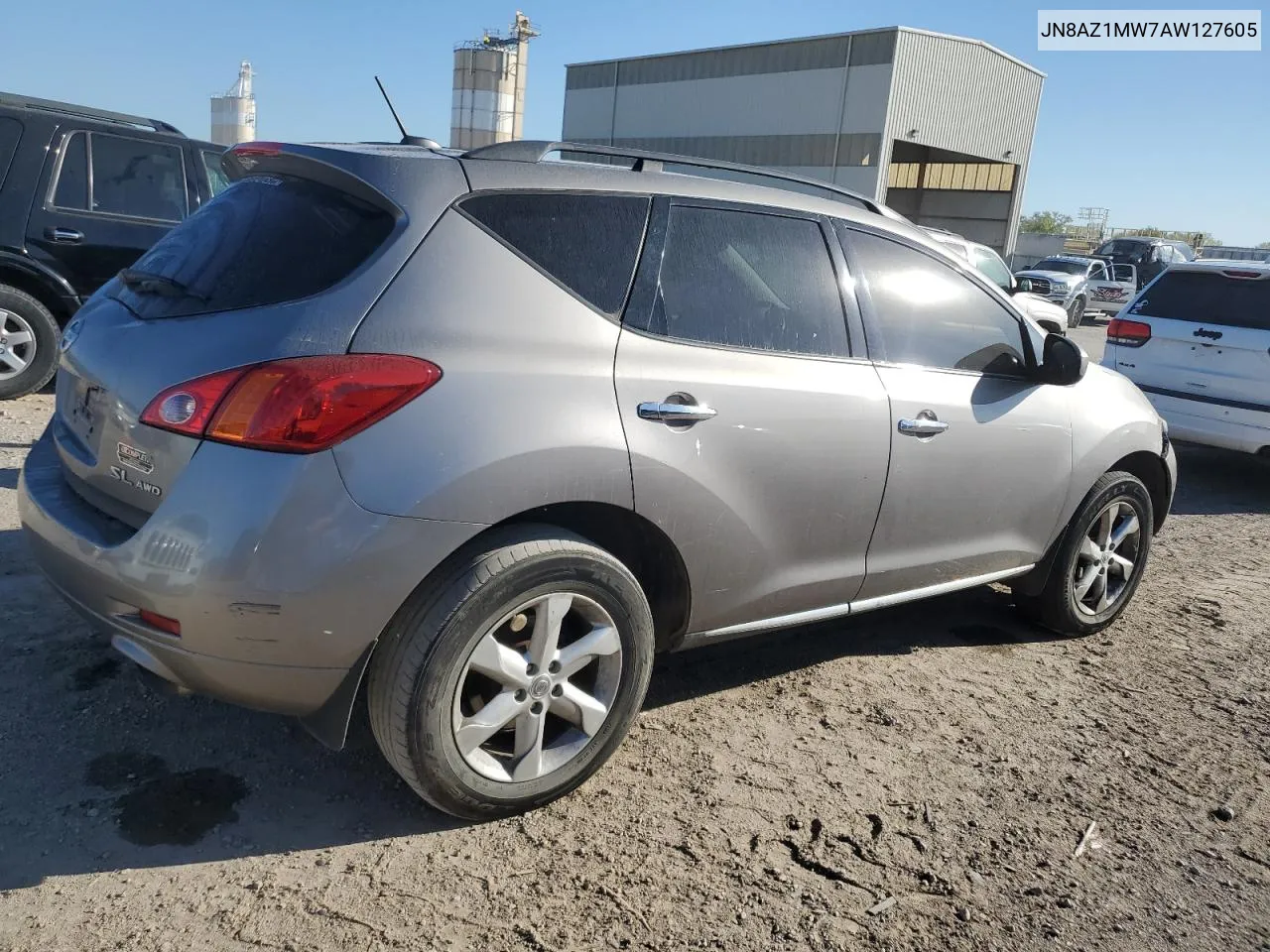 2010 Nissan Murano S VIN: JN8AZ1MW7AW127605 Lot: 73092314