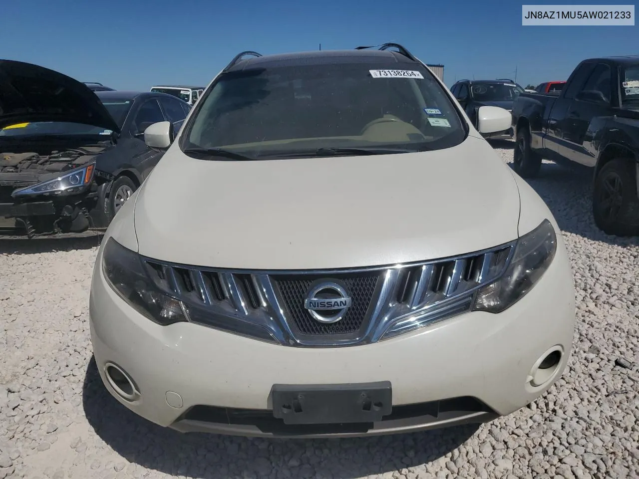 2010 Nissan Murano S VIN: JN8AZ1MU5AW021233 Lot: 73138264