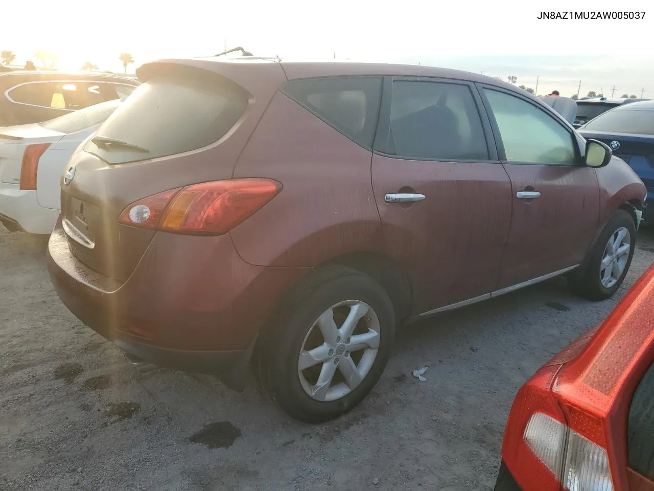 2010 Nissan Murano S VIN: JN8AZ1MU2AW005037 Lot: 75119404