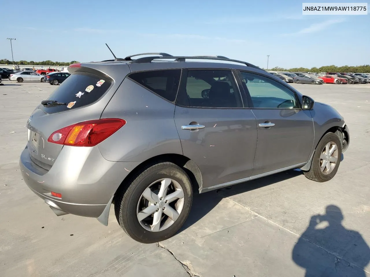 2010 Nissan Murano S VIN: JN8AZ1MW9AW118775 Lot: 75637704