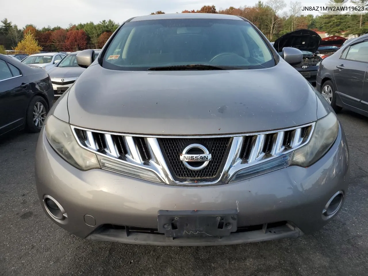 2010 Nissan Murano S VIN: JN8AZ1MW2AW119623 Lot: 77045444