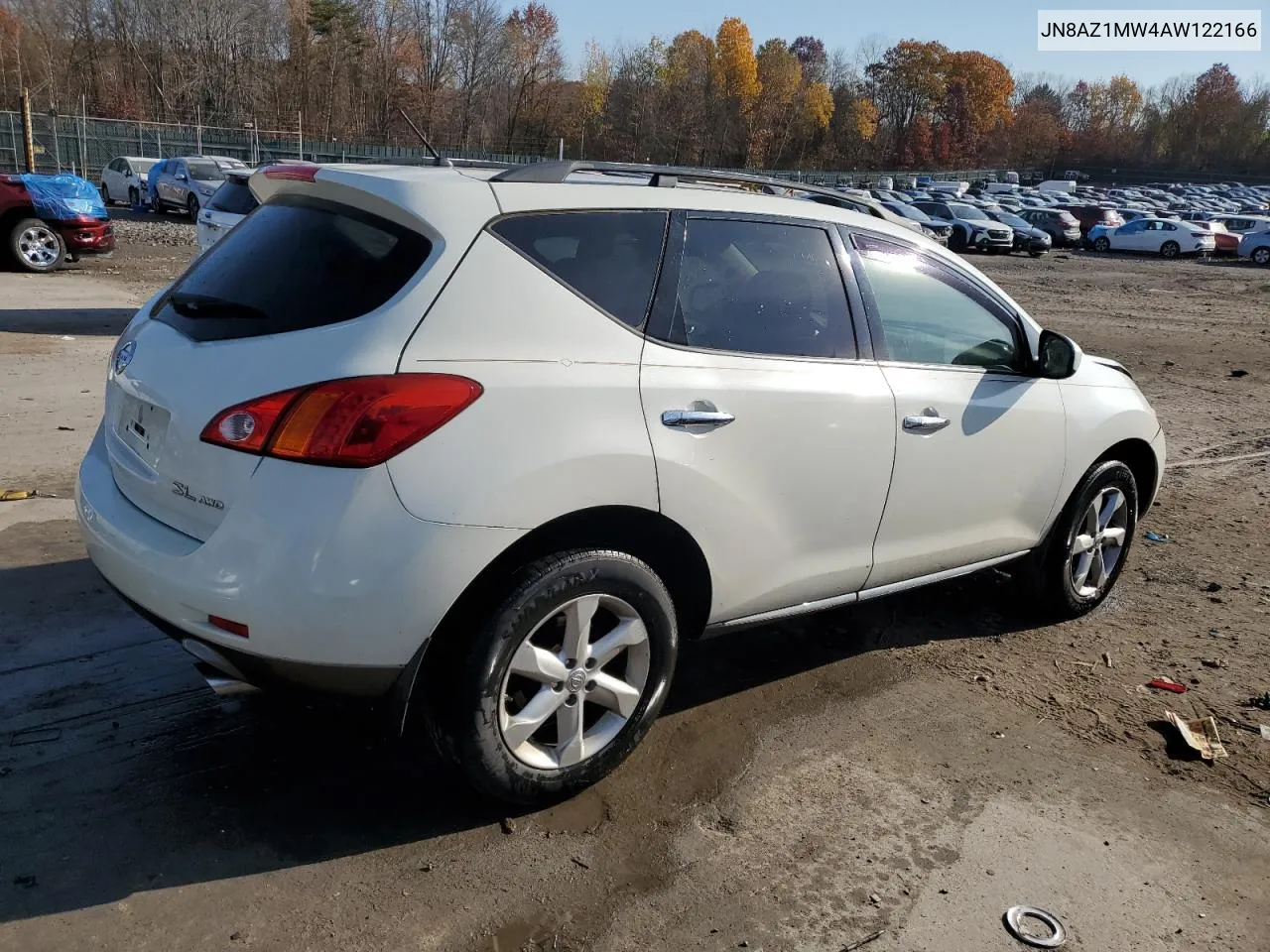 2010 Nissan Murano S VIN: JN8AZ1MW4AW122166 Lot: 77786804