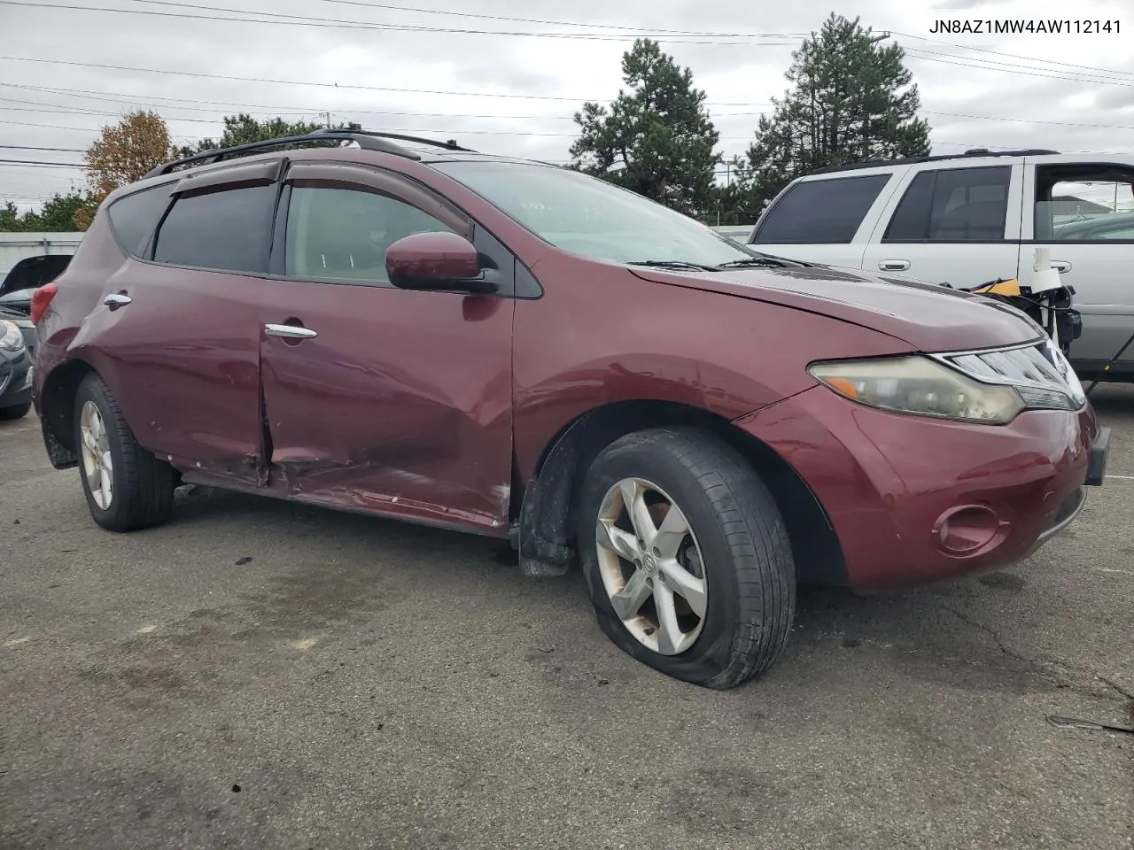 2010 Nissan Murano S VIN: JN8AZ1MW4AW112141 Lot: 79552154