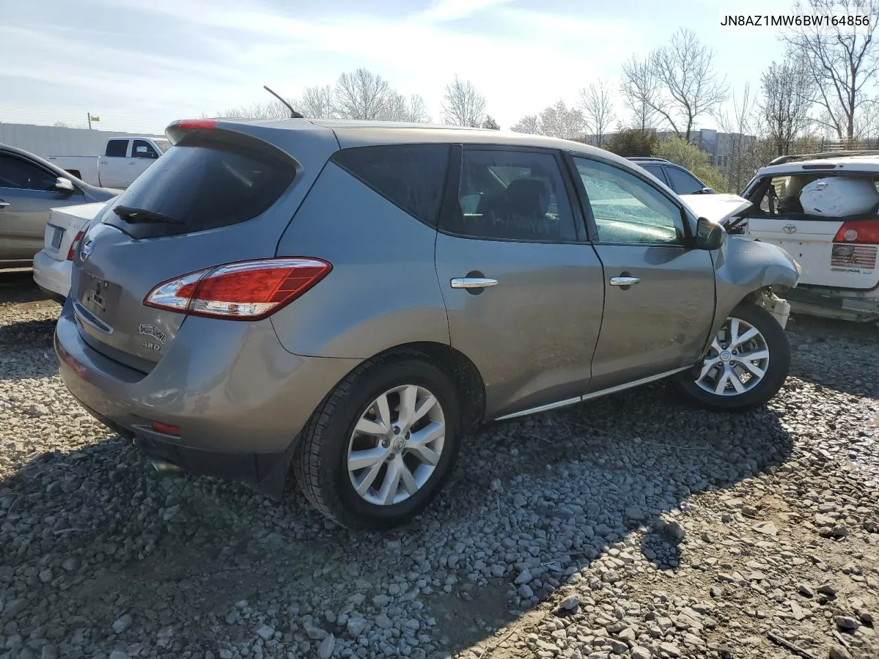 2011 Nissan Murano S VIN: JN8AZ1MW6BW164856 Lot: 48786234