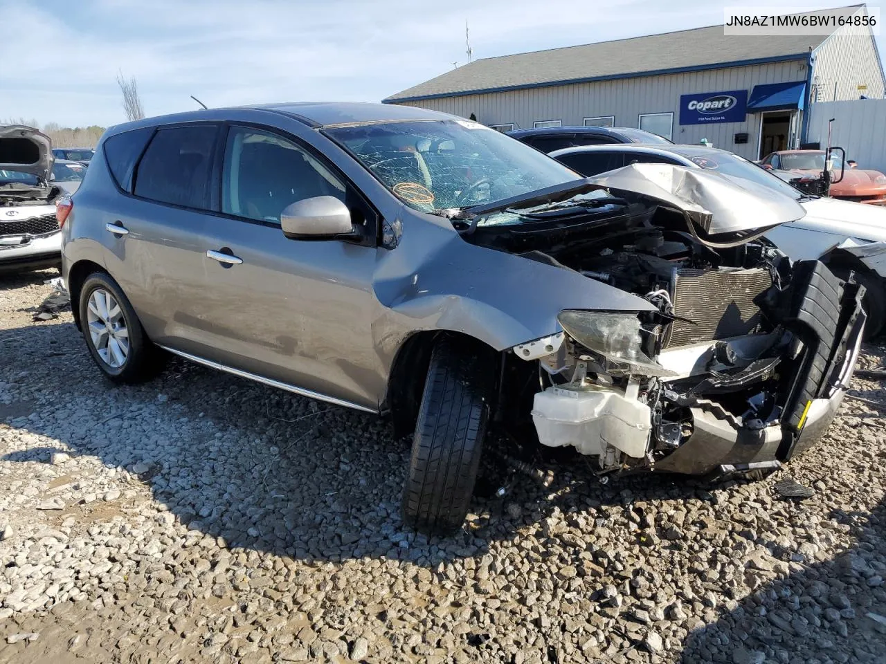 2011 Nissan Murano S VIN: JN8AZ1MW6BW164856 Lot: 48786234