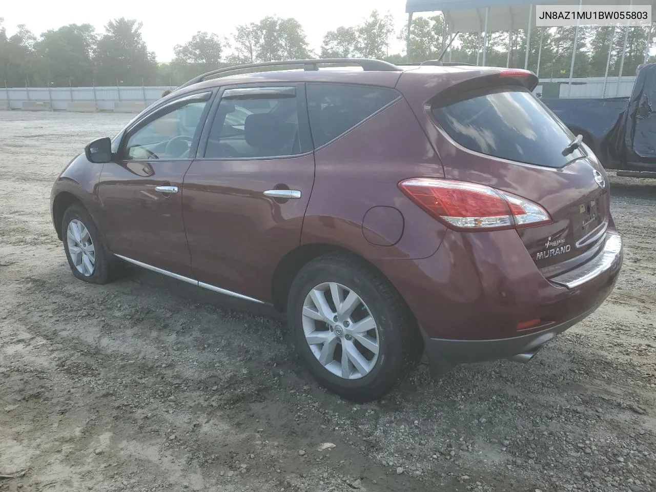 2011 Nissan Murano S VIN: JN8AZ1MU1BW055803 Lot: 57998894