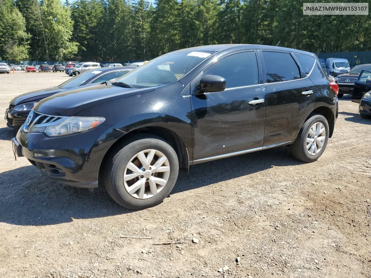 2011 Nissan Murano S VIN: JN8AZ1MW9BW153107 Lot: 61549584