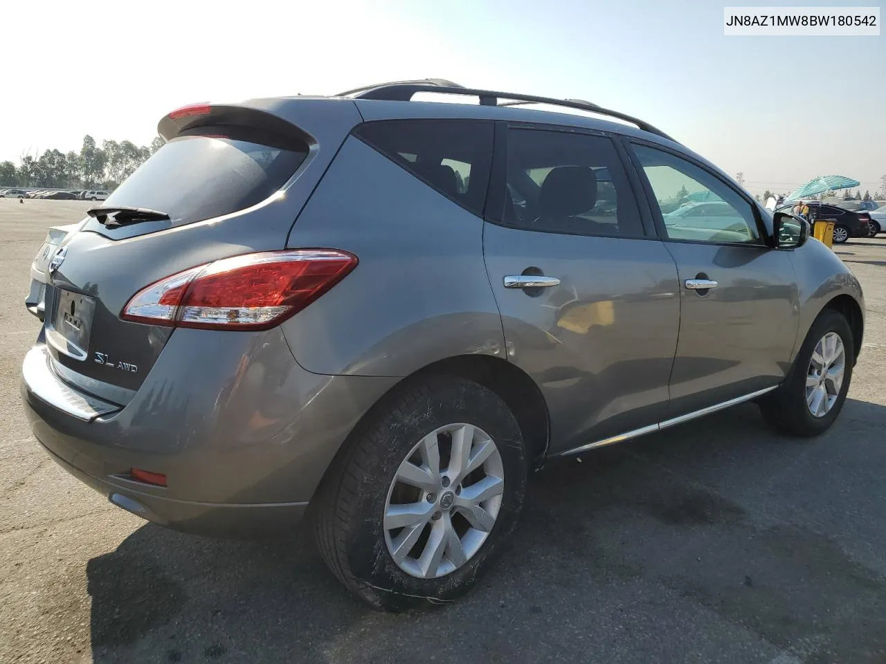 JN8AZ1MW8BW180542 2011 Nissan Murano S