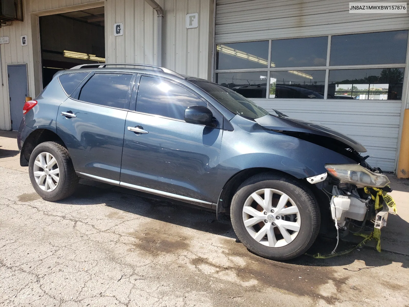 2011 Nissan Murano S VIN: JN8AZ1MWXBW157876 Lot: 62672284