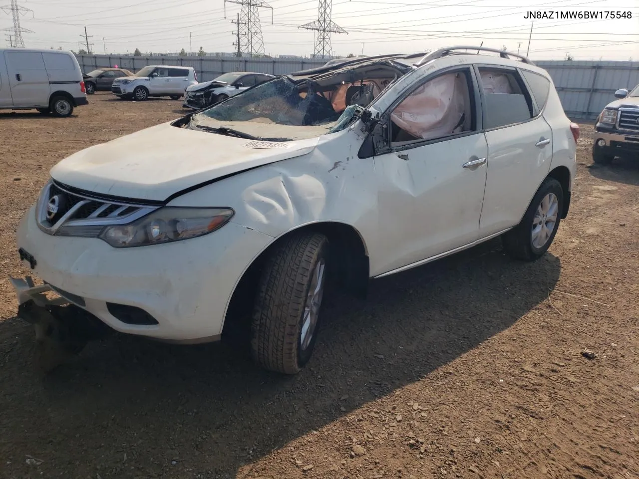 2011 Nissan Murano S VIN: JN8AZ1MW6BW175548 Lot: 64271424