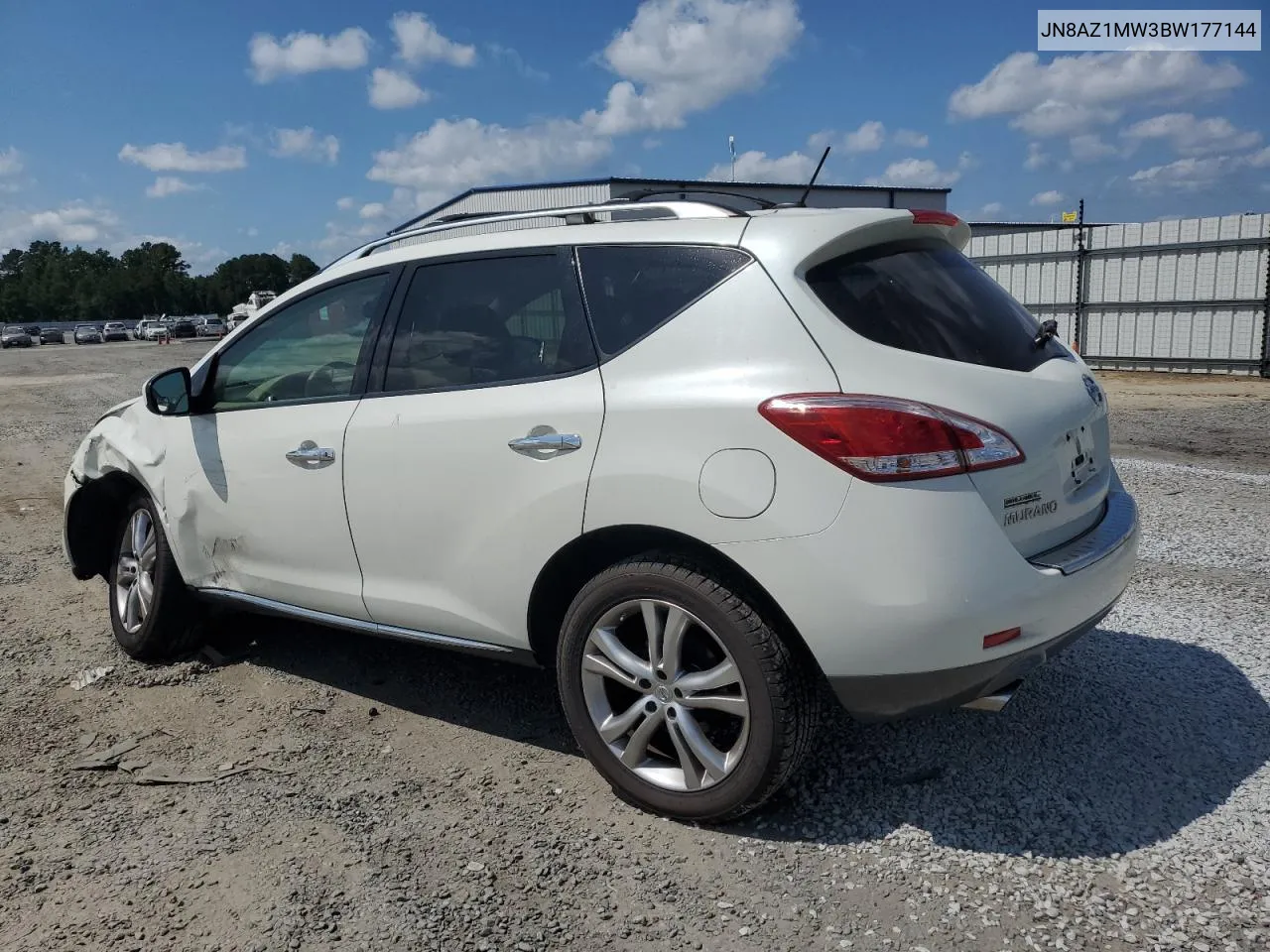 JN8AZ1MW3BW177144 2011 Nissan Murano S