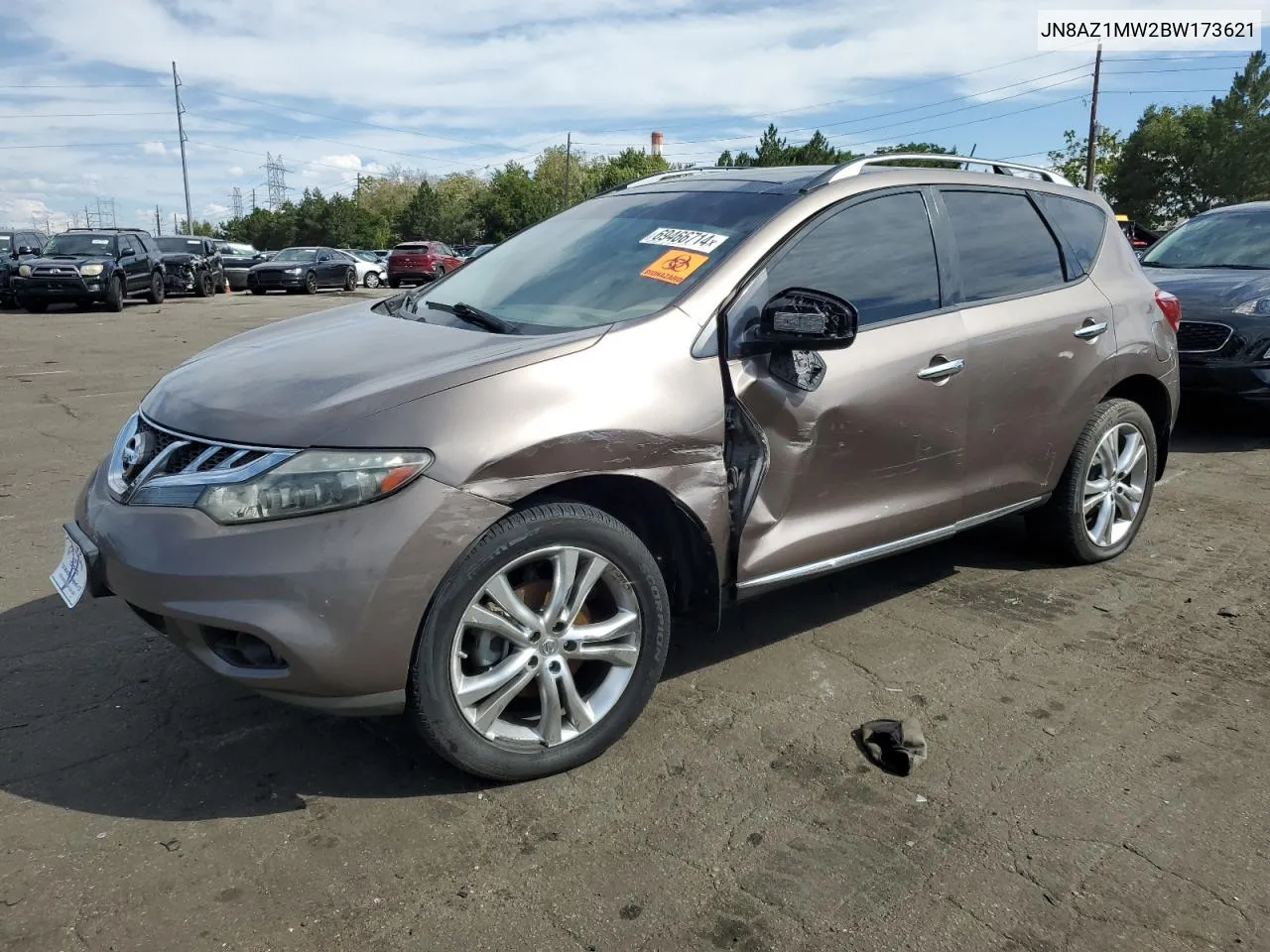 JN8AZ1MW2BW173621 2011 Nissan Murano S