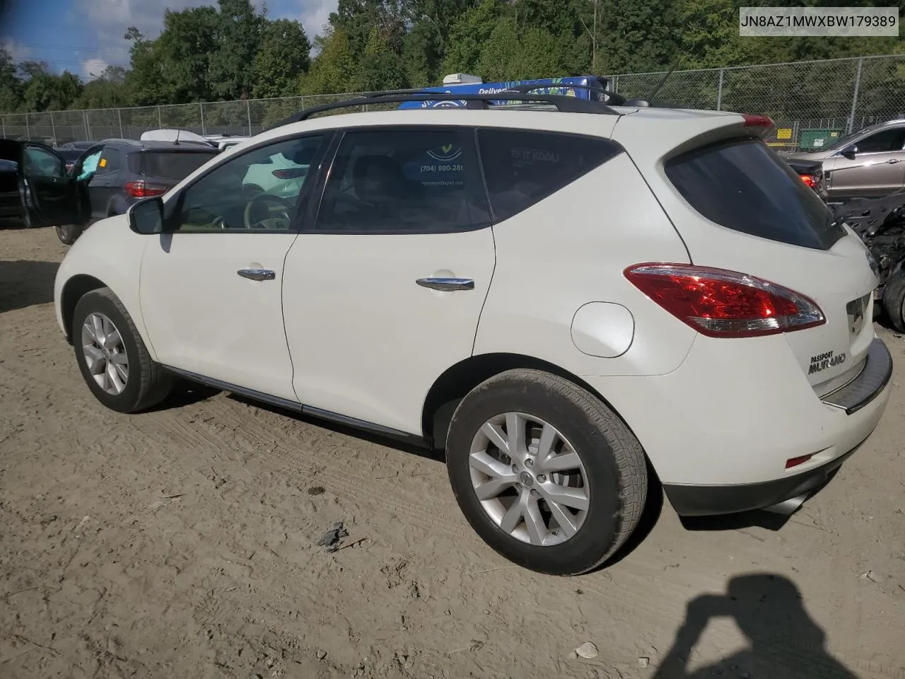 JN8AZ1MWXBW179389 2011 Nissan Murano S