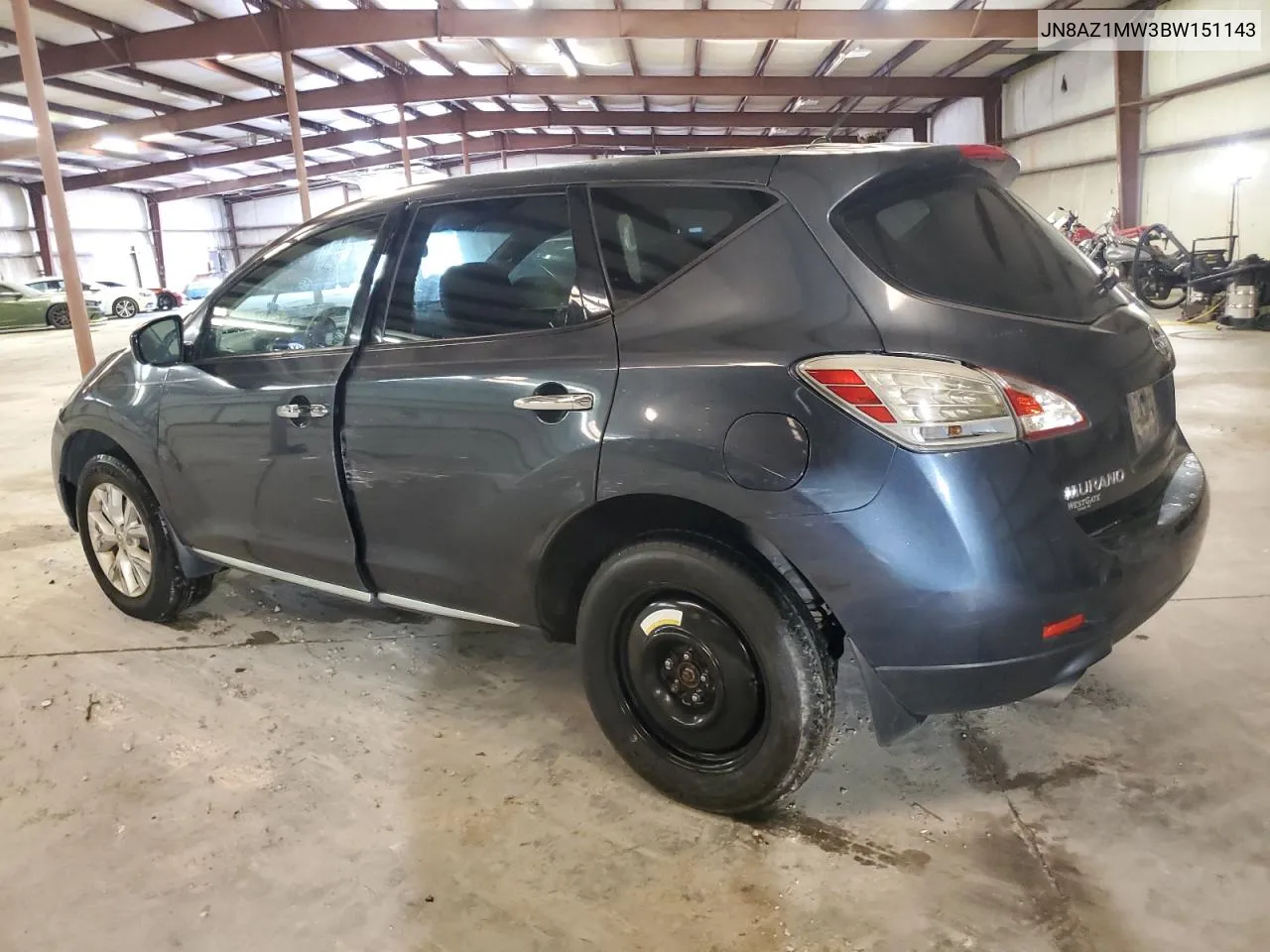 2011 Nissan Murano S VIN: JN8AZ1MW3BW151143 Lot: 72389924