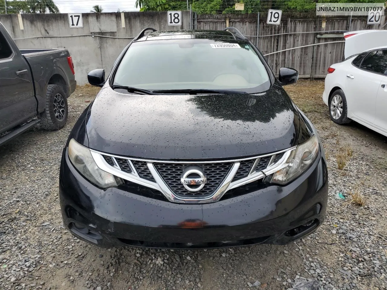 2011 Nissan Murano S VIN: JN8AZ1MW9BW187077 Lot: 72950804