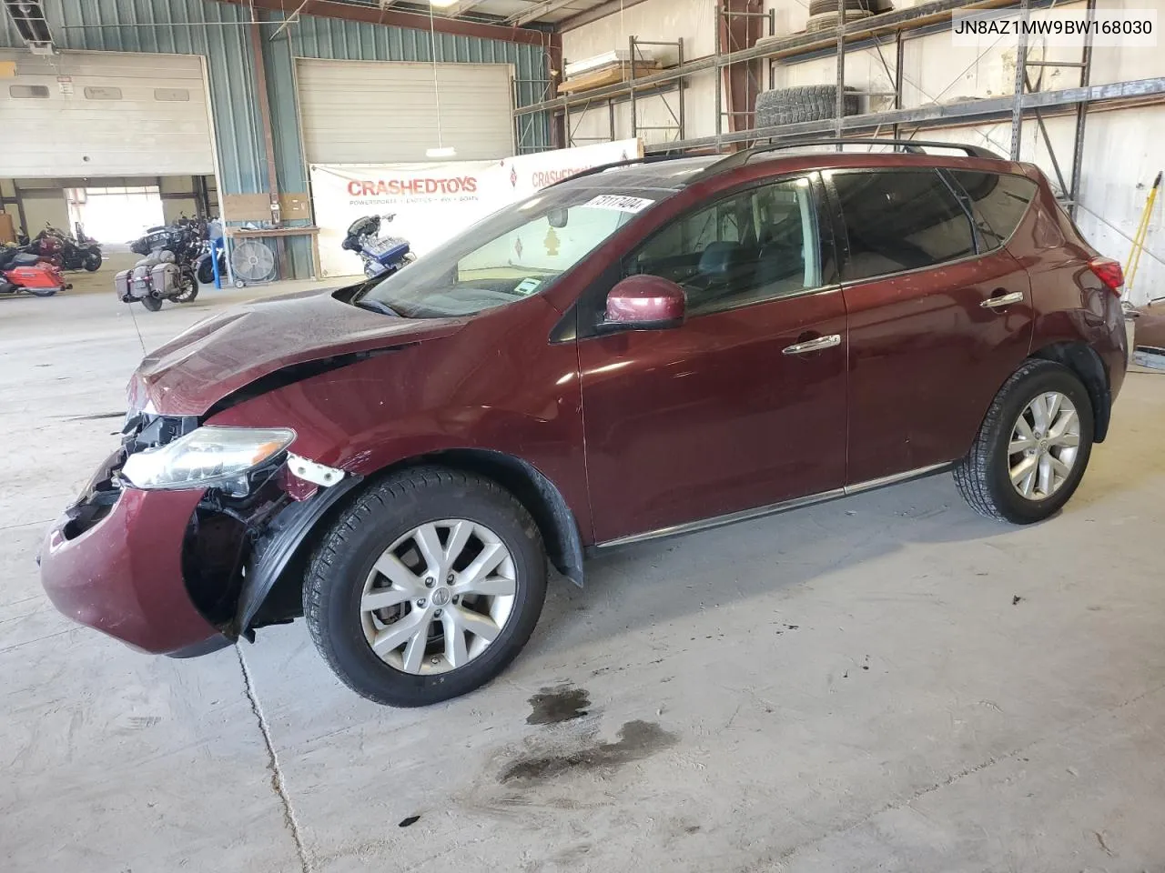 2011 Nissan Murano S VIN: JN8AZ1MW9BW168030 Lot: 73117404