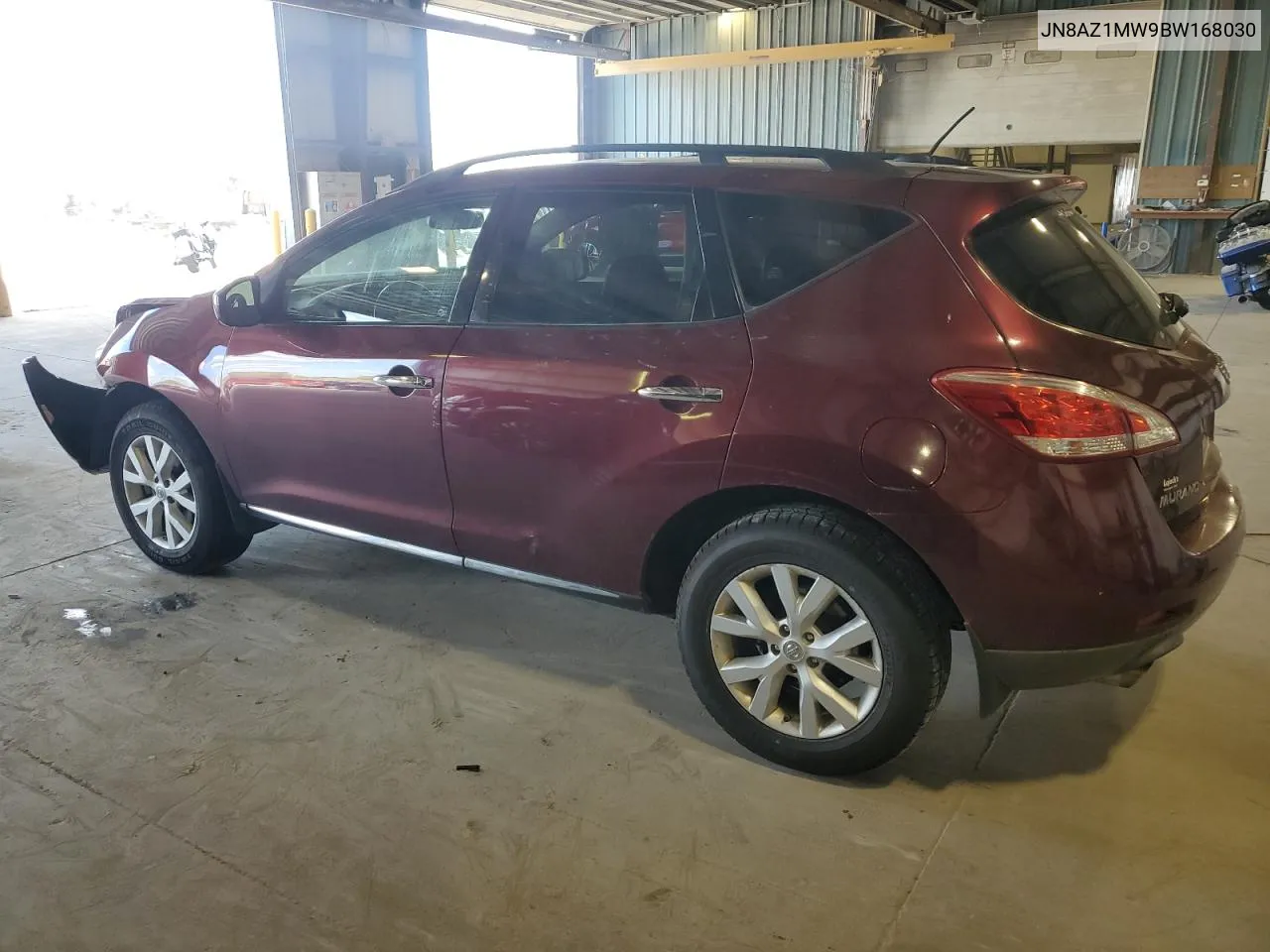 2011 Nissan Murano S VIN: JN8AZ1MW9BW168030 Lot: 73117404