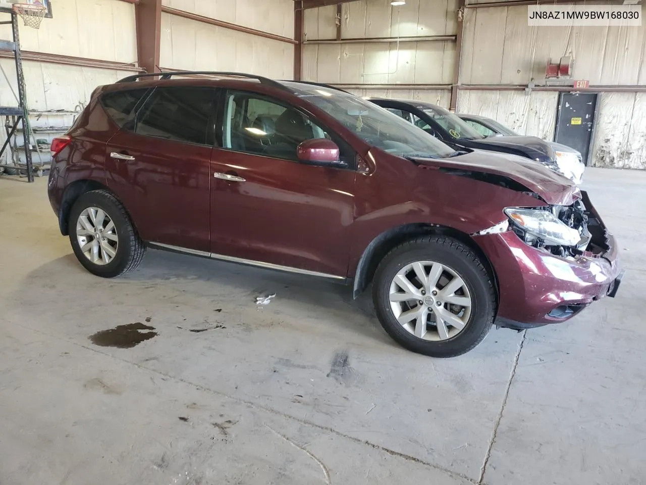 2011 Nissan Murano S VIN: JN8AZ1MW9BW168030 Lot: 73117404