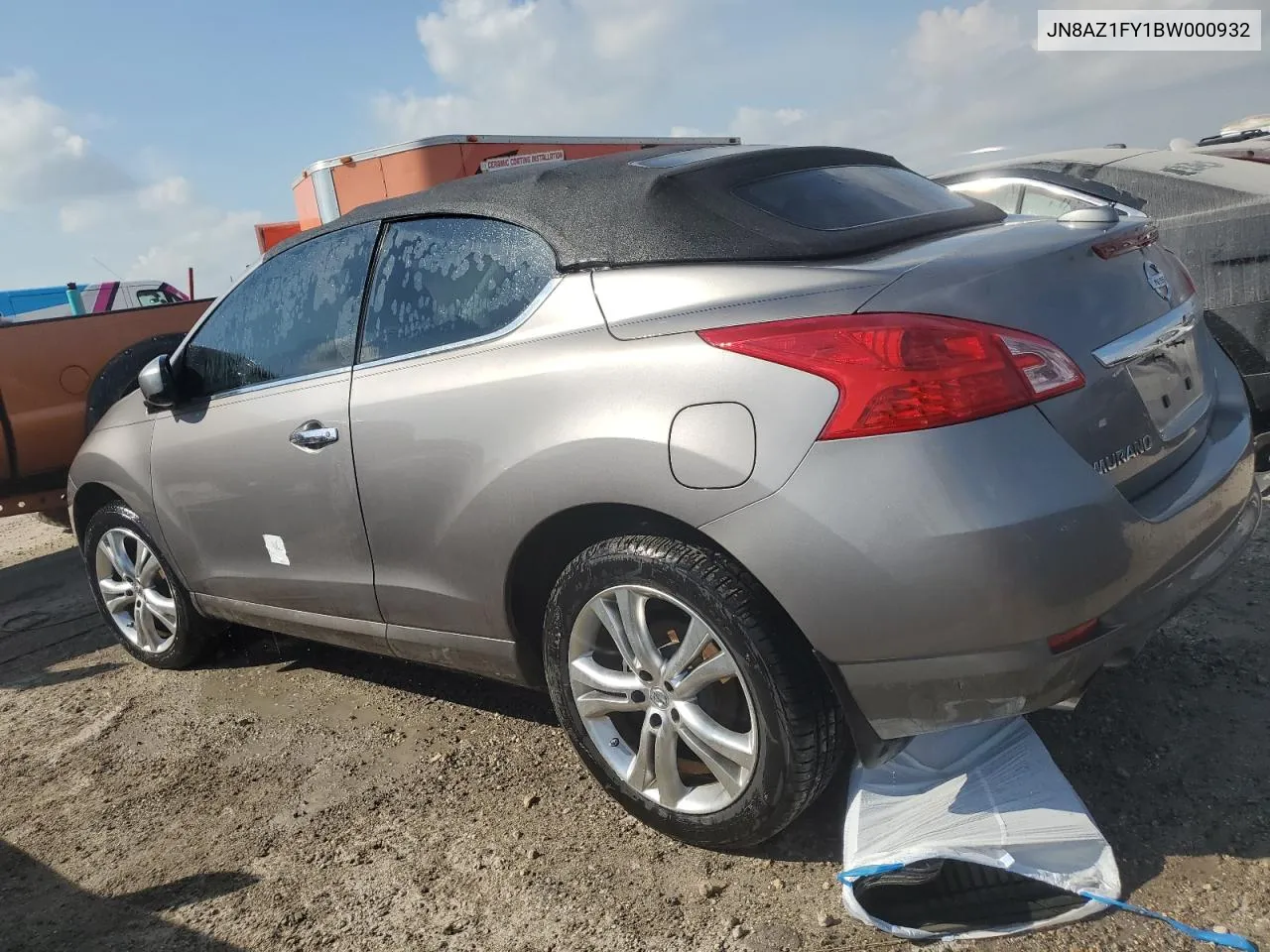 2011 Nissan Murano Crosscabriolet VIN: JN8AZ1FY1BW000932 Lot: 73996734