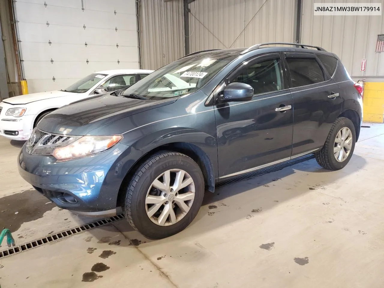 2011 Nissan Murano S VIN: JN8AZ1MW3BW179914 Lot: 74700124