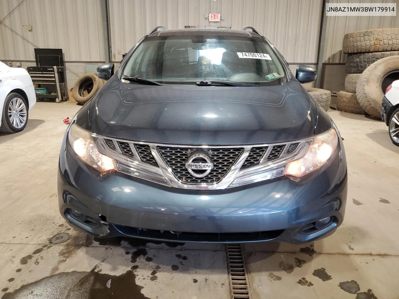 2011 Nissan Murano S VIN: JN8AZ1MW3BW179914 Lot: 74700124