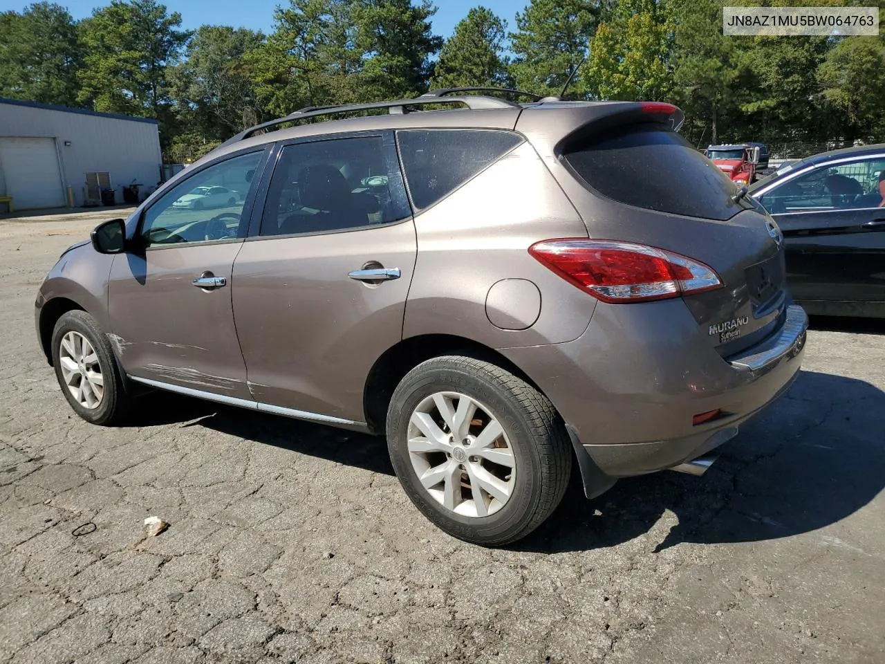 2011 Nissan Murano S VIN: JN8AZ1MU5BW064763 Lot: 74786824