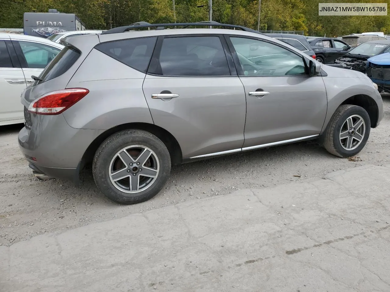 2011 Nissan Murano S VIN: JN8AZ1MW5BW165786 Lot: 74901334